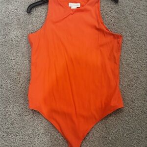 House of Harlow coral bodysuit size L